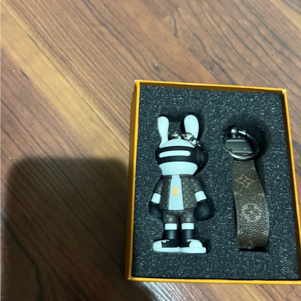 fashion insprd Designer Keychain Set - Black and Brown.